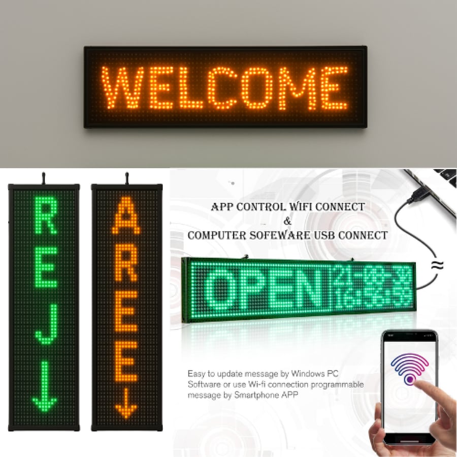 لافتة LED إعلانية قابلة للبرمجة