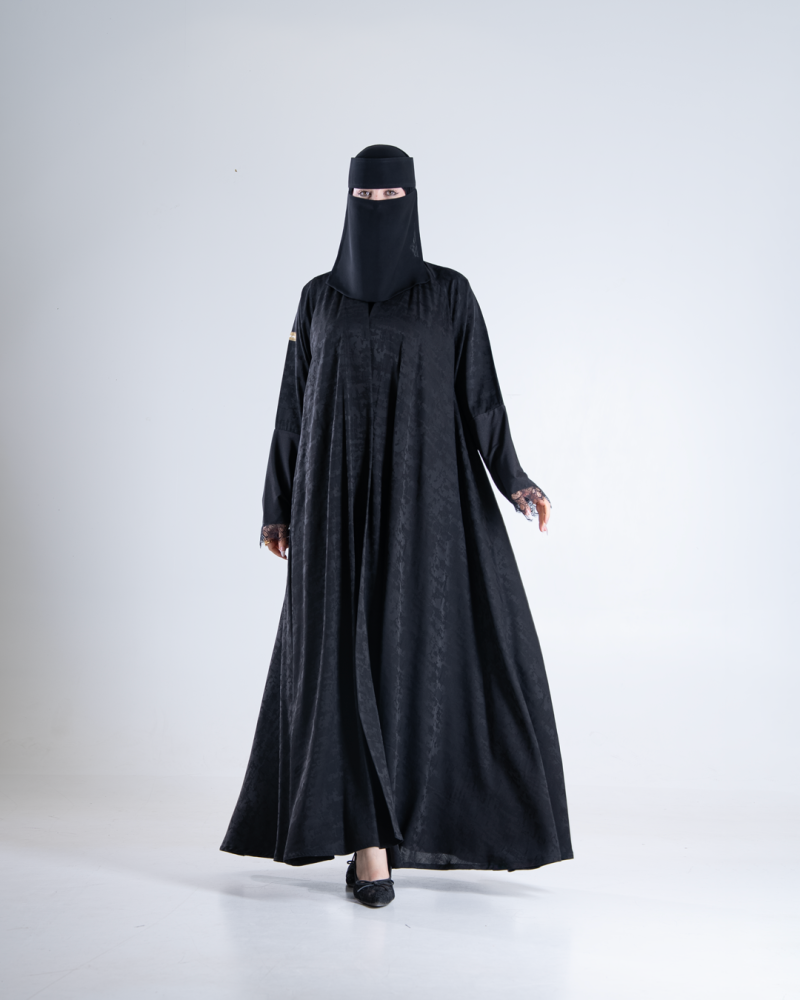 عباية غدق بقماش حرير جورجينا 1