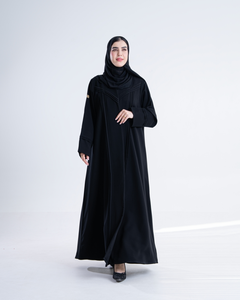 عباية نهيله بقماش كريب الفخامة