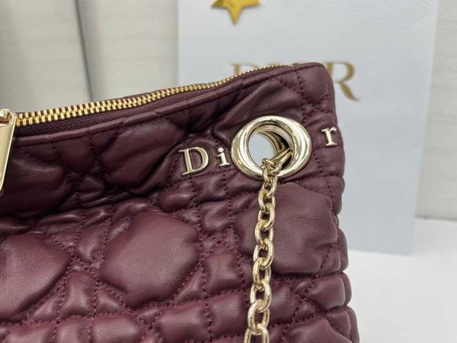 Cannage-Quilted Tote size 38x28.5cm