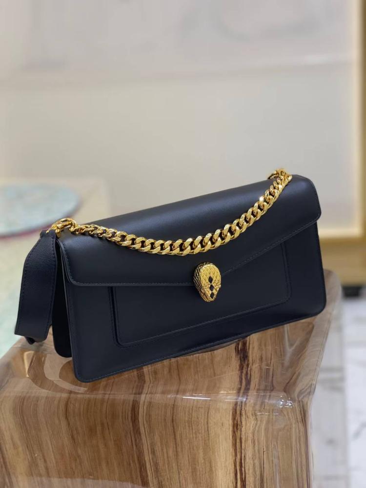 Bvlgari Serpenti Shoulder Bag – حقيبة بلغاري سوداء