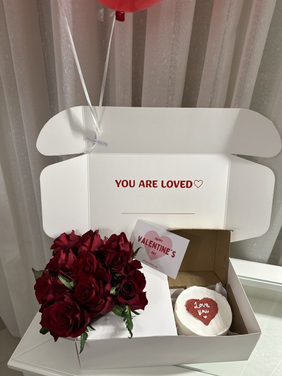 بُوكس كيك الفلنتاين♥️