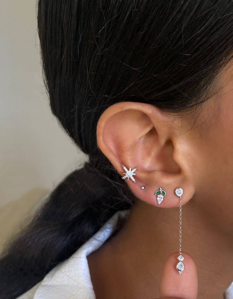 1pc sterling silver earrings