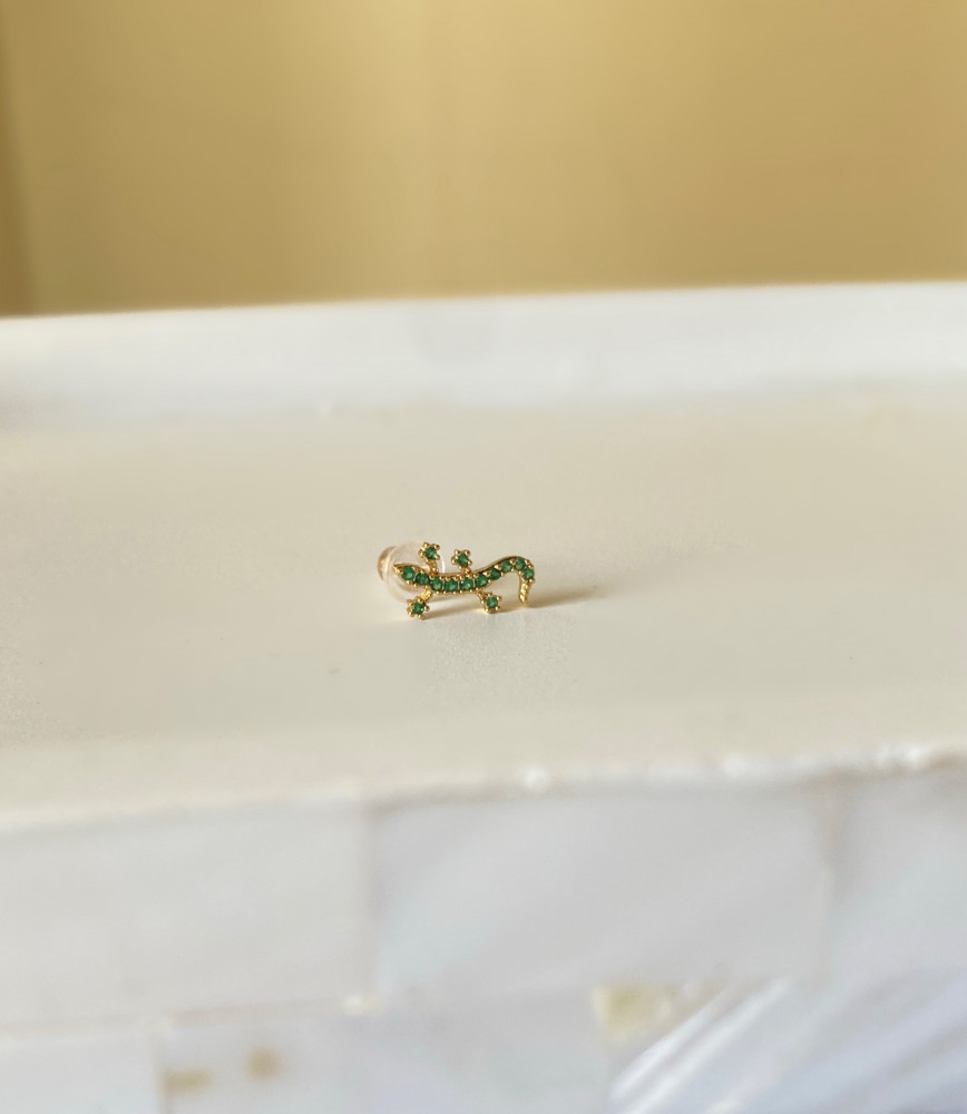 1pc Stainless steel green zirconia