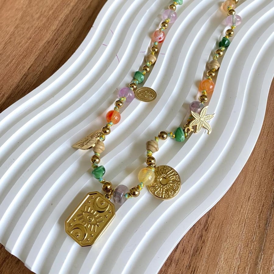 Sun kissed necklace