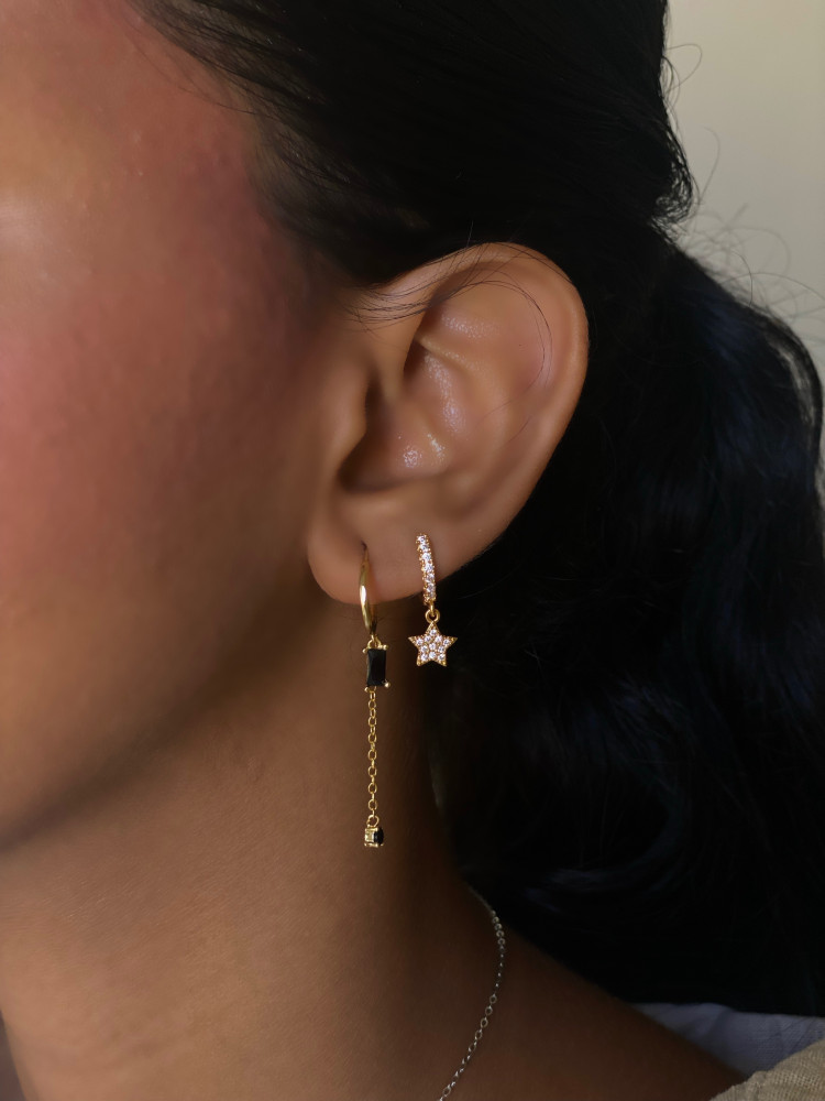 Stainless steel black zirconia