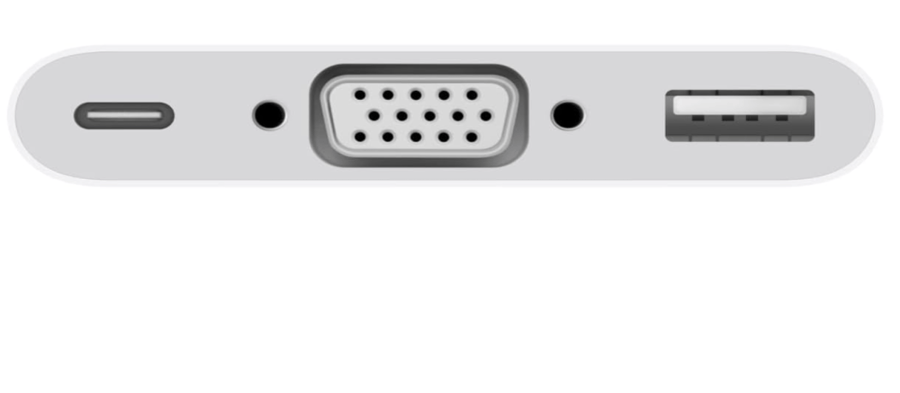 وصلة متعددة المنافذ لجهاز الماك بوك من ابل ( USB-C to VGA Adapter ) MJ1L2ZM/A