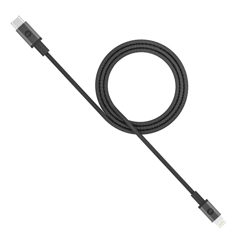 = كيبل موفي 1 متر من USB-C إلى لايتننق - اسود