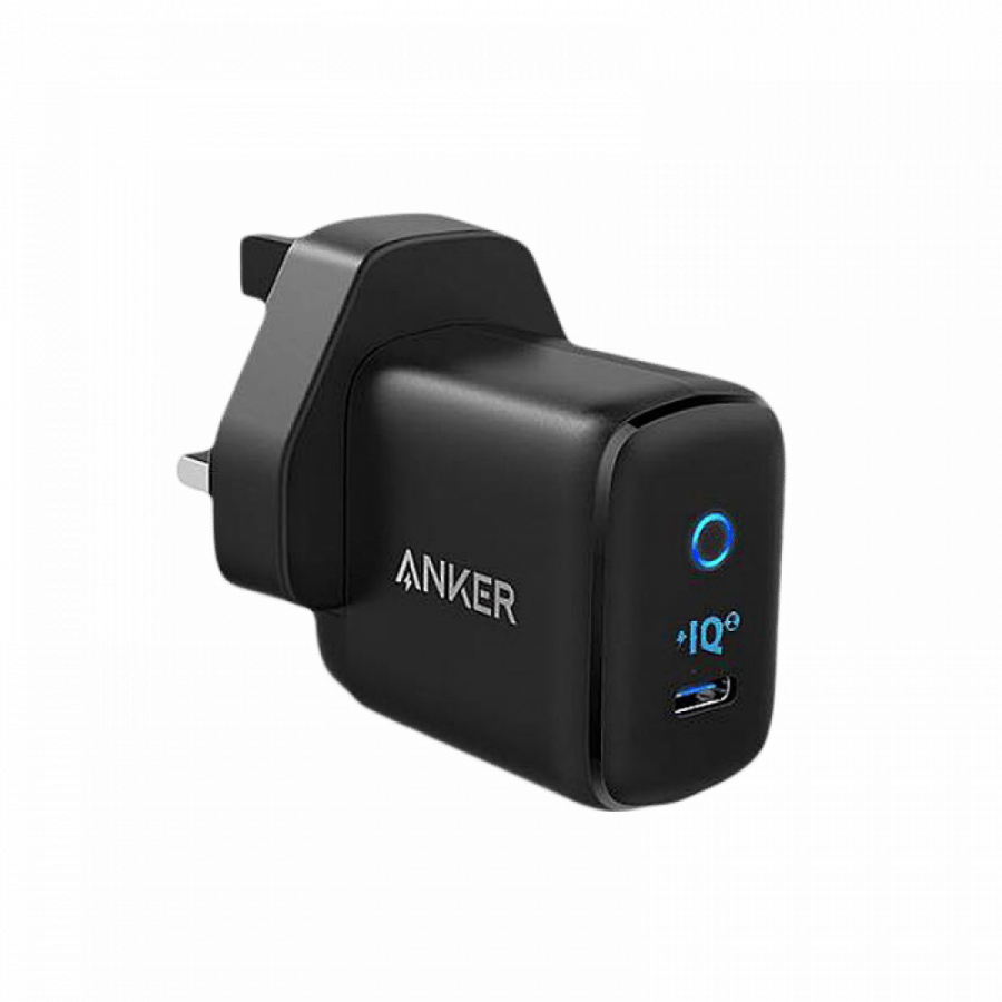 -- فيش انكر باوربورت الاصدار الثالث ميني بمنفذ USB-C بقوة 30 واط IQ3.0 شاحن سريع مدمج - اسود