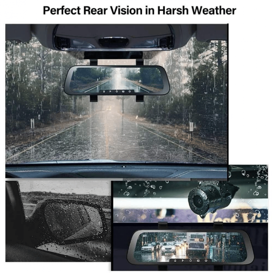 Car camera dash cam front and rear 70mai for night vision