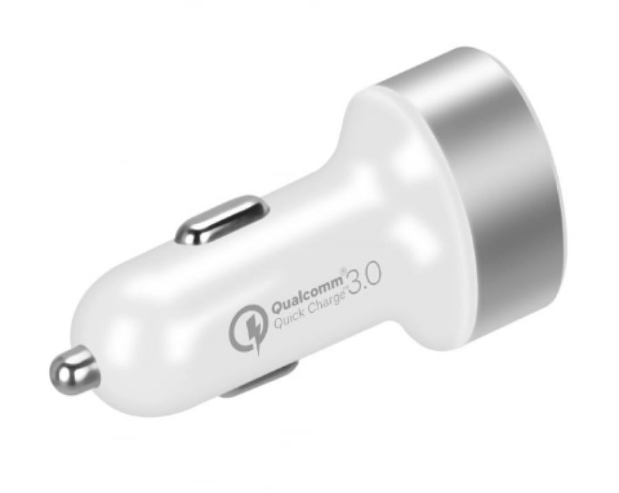 = شاحن سيارة من موماكس بمنفذين USB يدعم الشحن السريع30W
