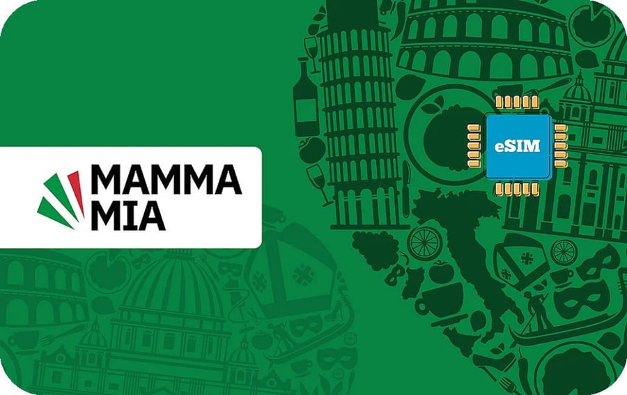 Italy - electronic data SIM card