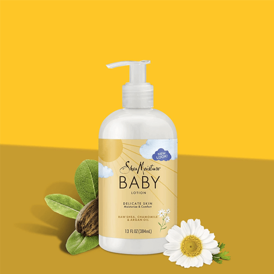 Children's body lotion with raw shea, chamomile, and argan oil from Shea Moisture - 384 ml