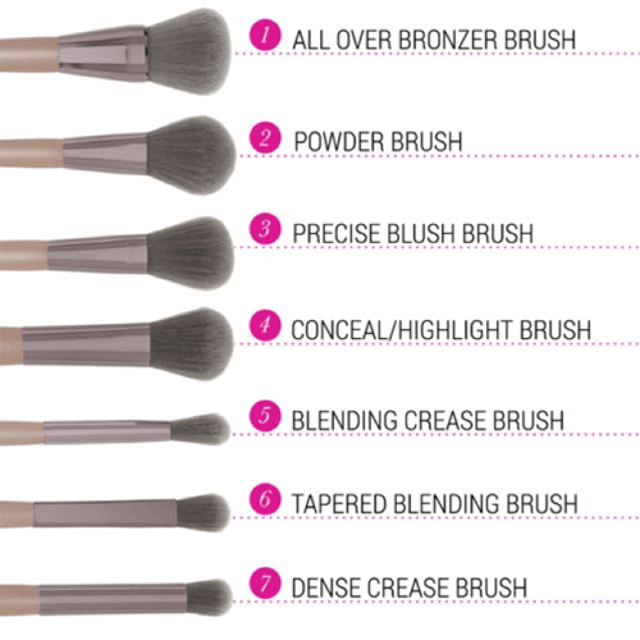 Lavish Elegance makeup brush set from BH - 15 brushes