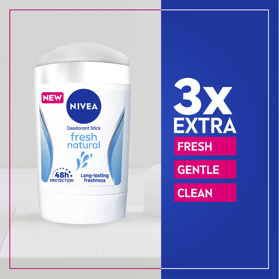 Nivea Natural Fresh Stick Deodorant - 50ml