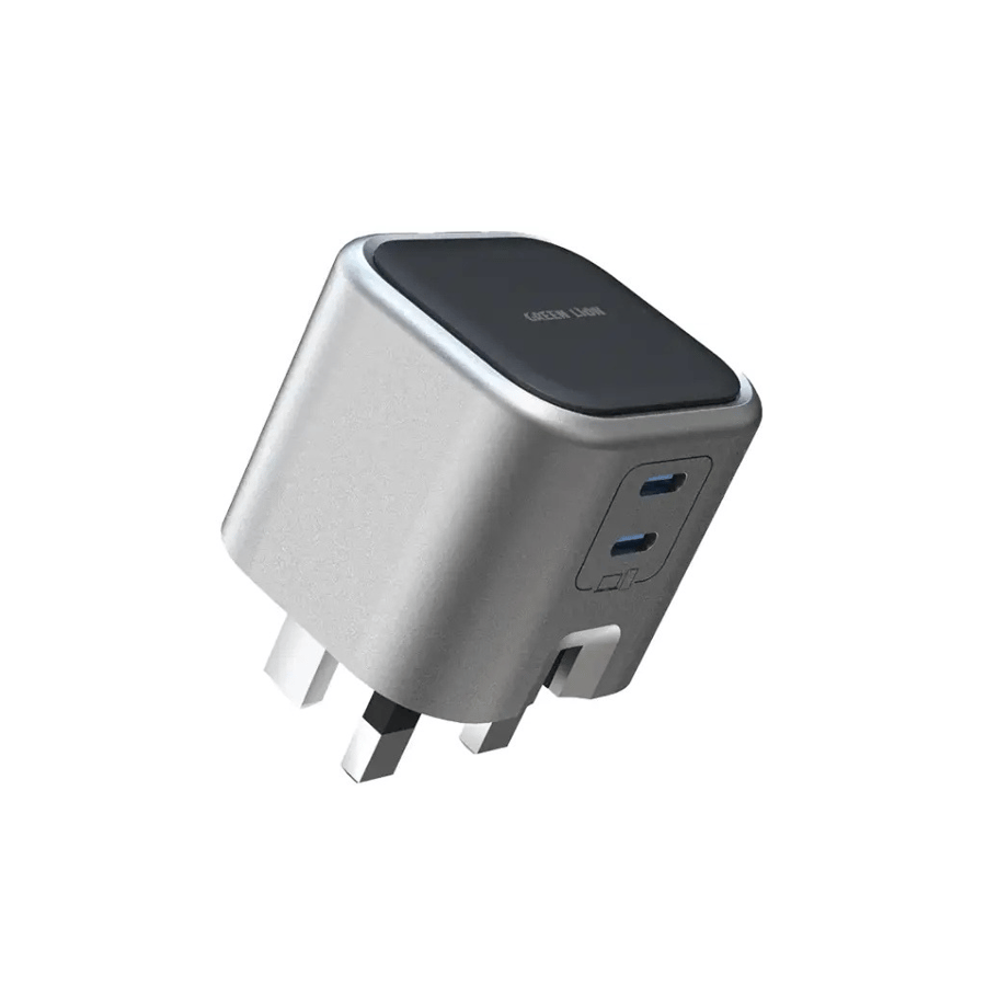 شاحن جداري محول GaN من Green Lion بقوة 45 واط ومنفذي USB-C -