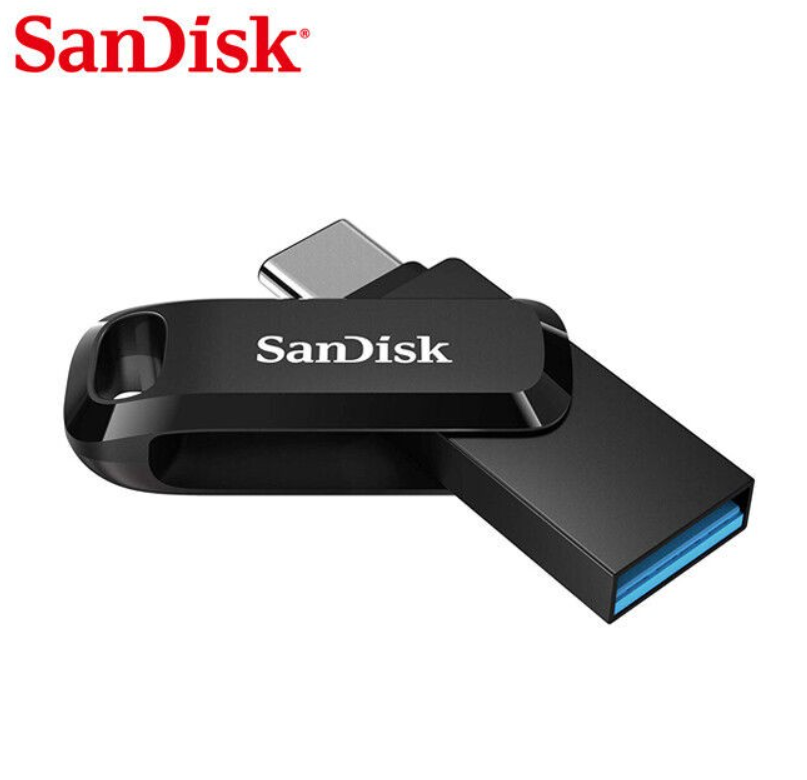فلاش ميموري سانديسك الترا بمنفذ تايب سي و يو اس بي 512GB