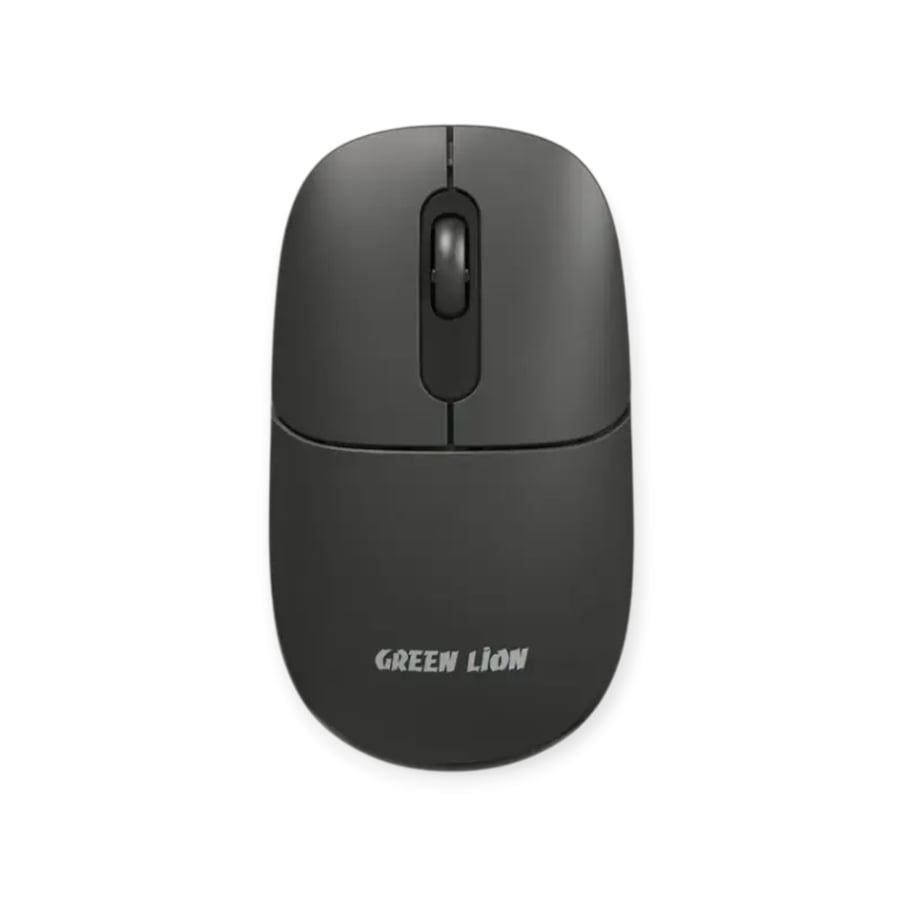طقم لوحة مفاتيح وماوس لاسلكي من جرين ليون GKM-200 - أسود
