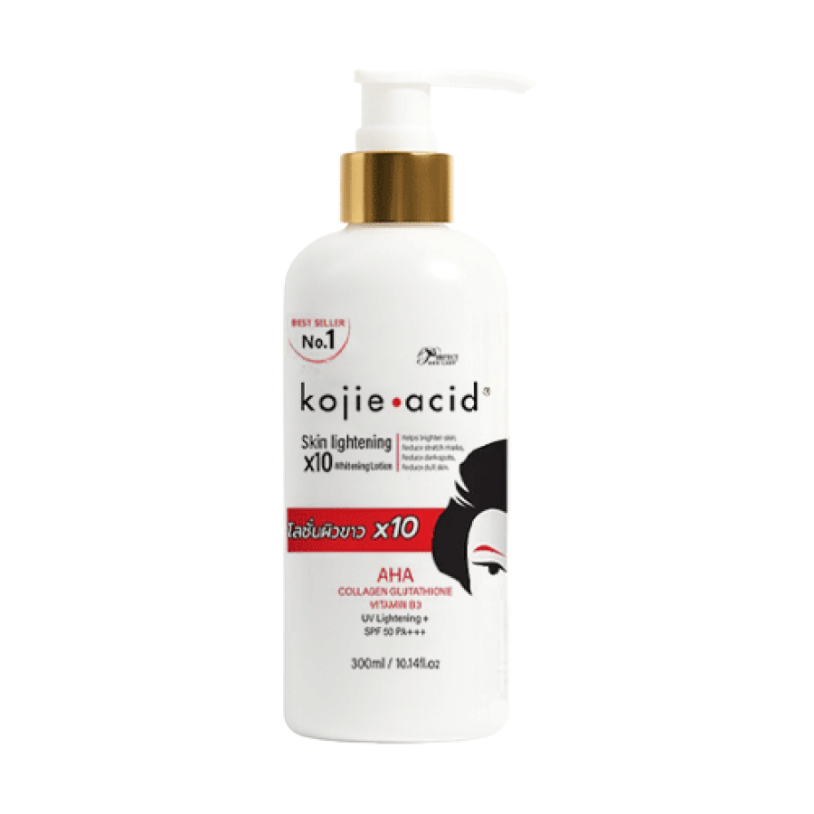 لوشن كوجي اسيد X10 للتفتيح السريع وتوحيد لون البشرة - حماية SPF 50