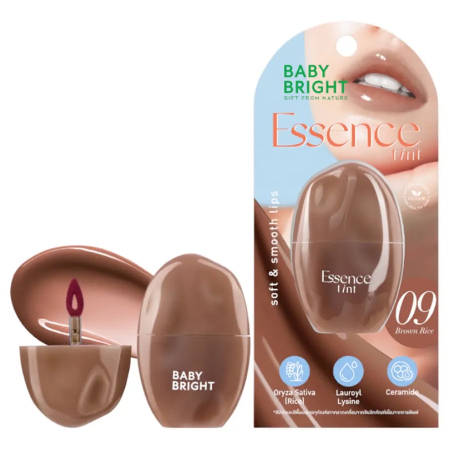 إيسنس تينت للشفاه والخدود بيبي برايت 09 براون رايس – 3.5 جم