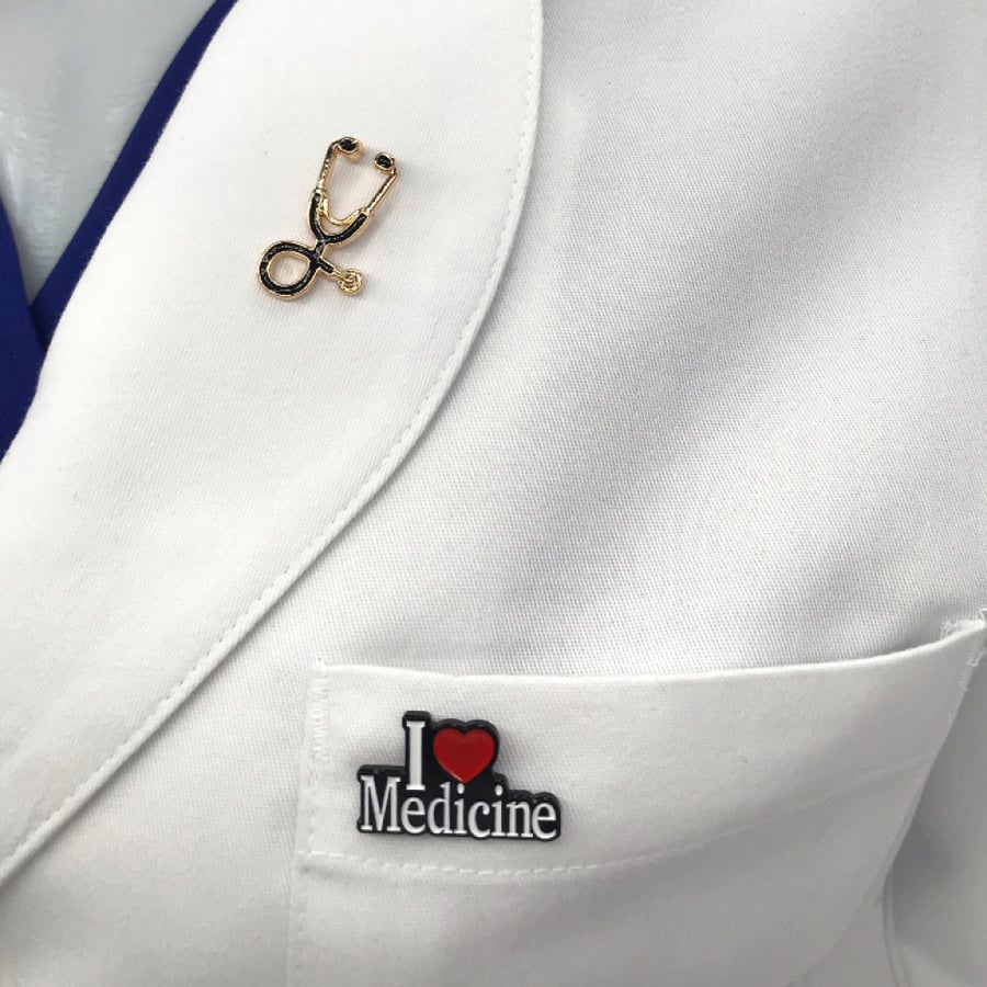 Stethoscope Brooch