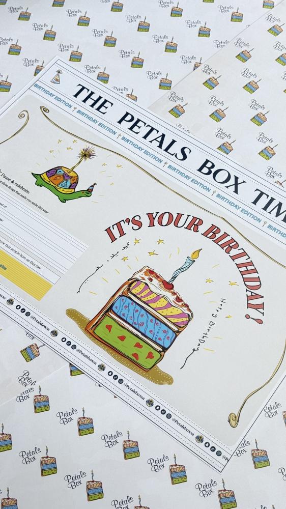 Queen purple Birthday Box