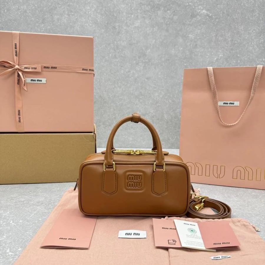 Miu Miu Arcadie Handbag in Leather