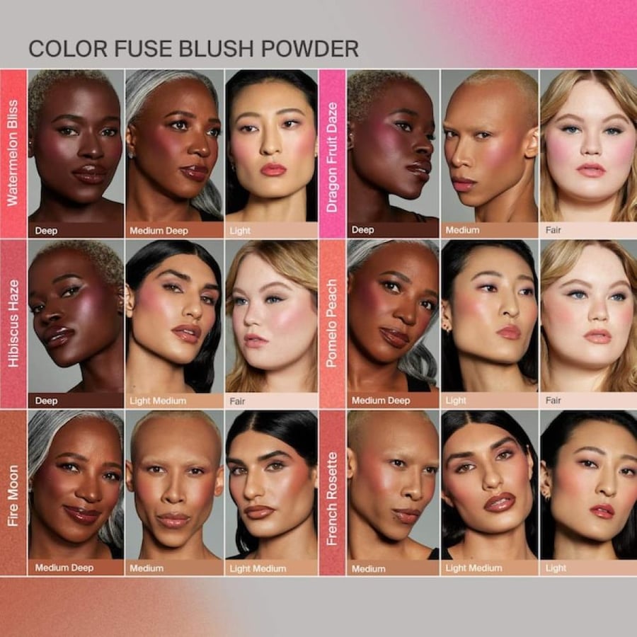 HAUS LABS BY LADY GAGA Color Fuse Talc-Free Blush Powder With Fermented Arnica - Pomelo Peach