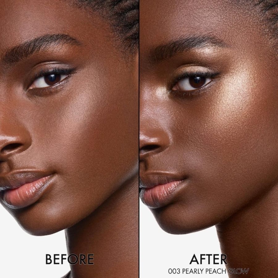 DIOR  Backstage Glow Maximizer Face Palette - 003 Pearly Peach Glow