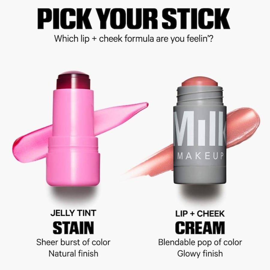 MILK MAKEUP Cooling Water Jelly Tint Lip + Cheek Blush Stain - Chill