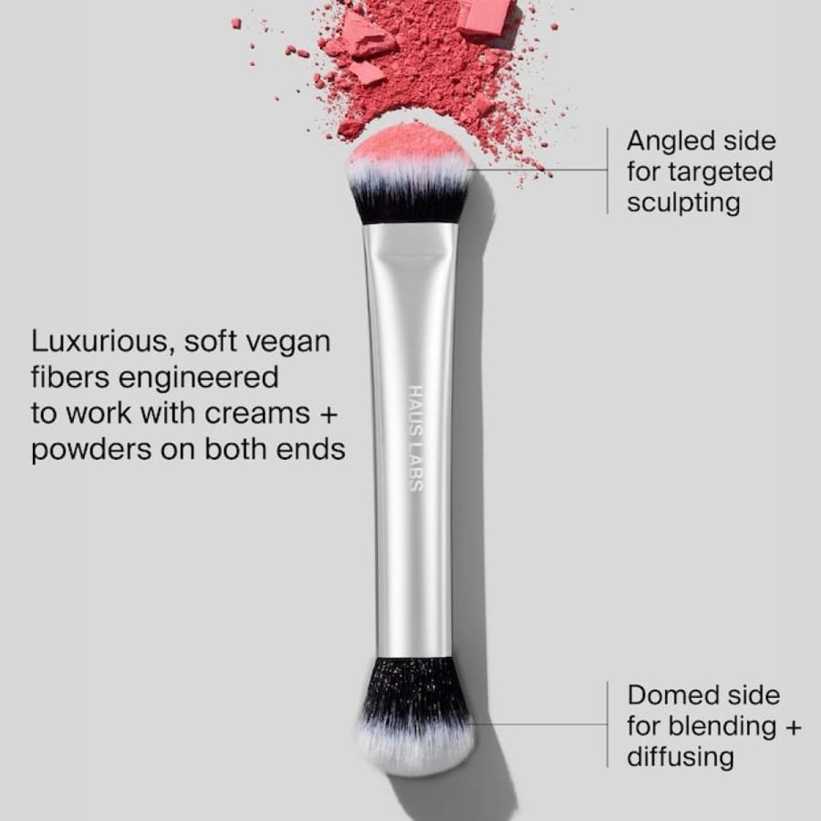 HAUS LABS BY LADY GAGA  Dual-Ended Multi-Purpose Brush