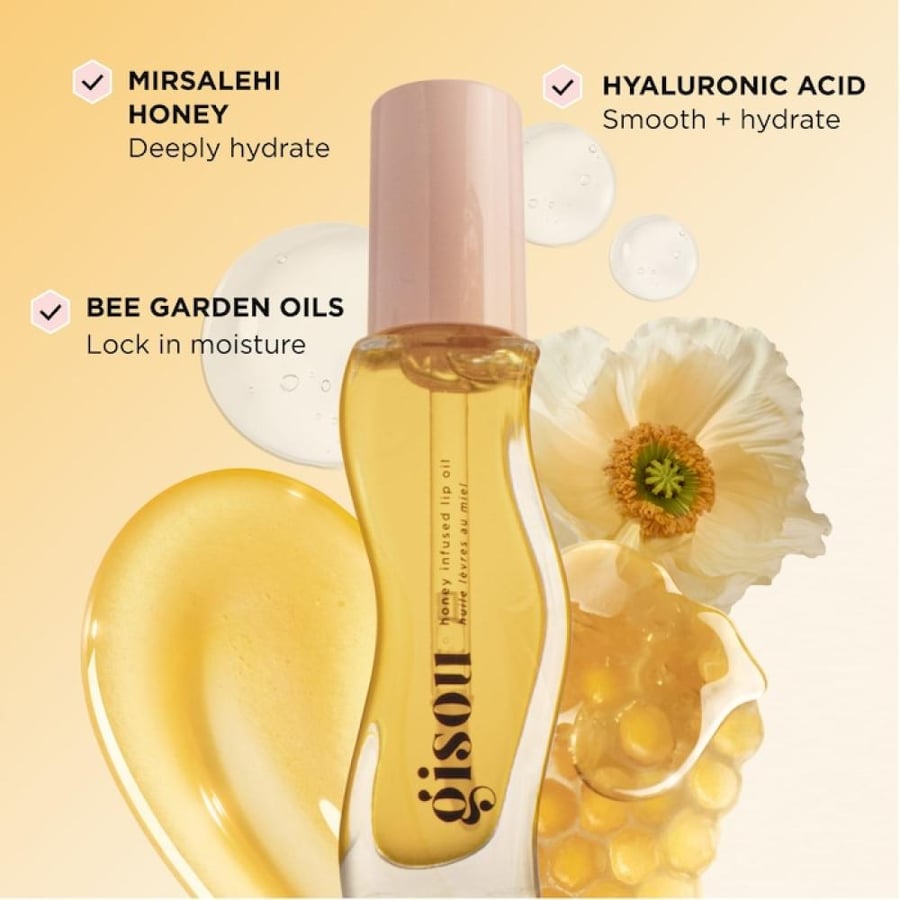 Gisou Honey Infused Hydrating Lip Oil - Honey Gold