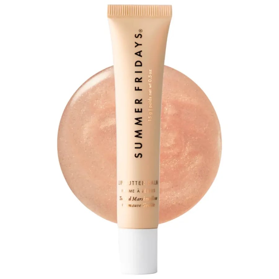 Summer Fridays  Lip Butter Balm Treatment for Hydration + Nourishing Shine - Toasted Marshmallow