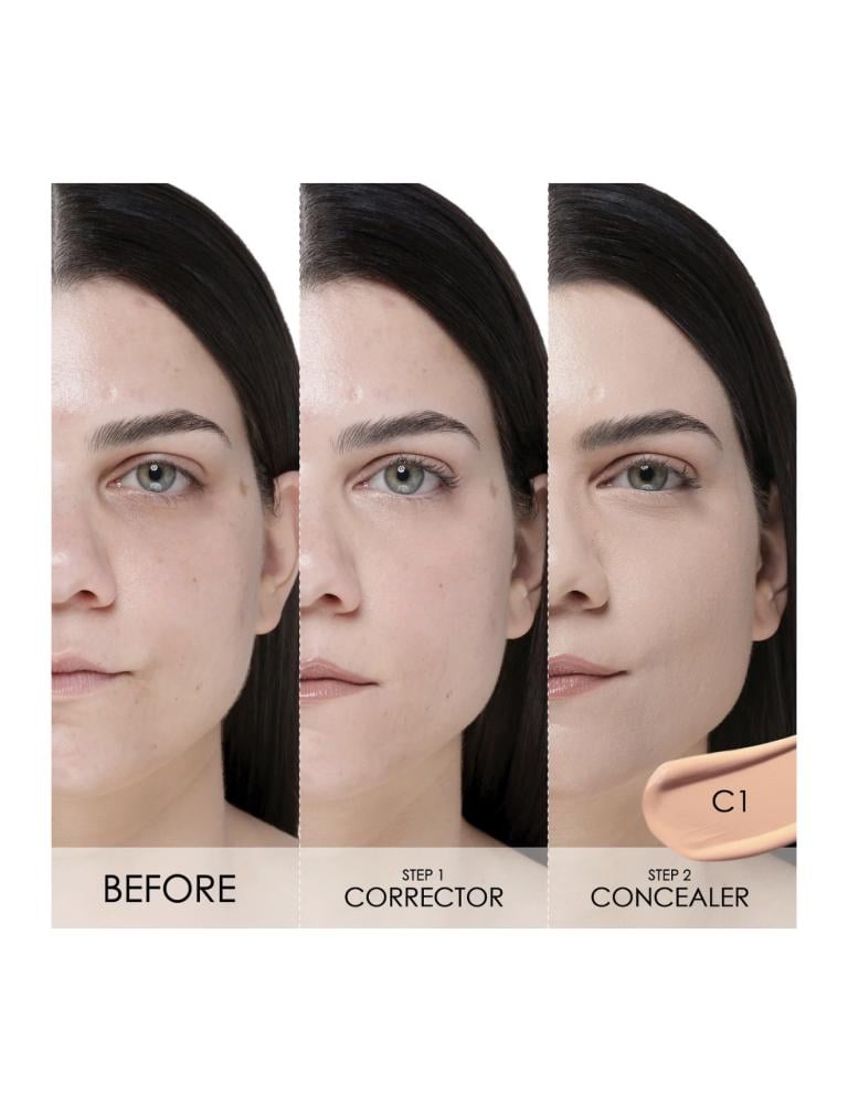 NATASHA DENONA  Hy-Glam Brightening & Hydrating Medium to Full Coverage Crease Proof Serum Color Correcto - C1