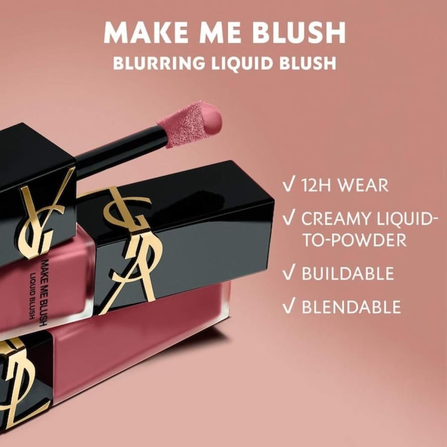 Yves Saint Laurent Make Me Blush 12H Blurring Liquid Blush - 37 Peachy Nude