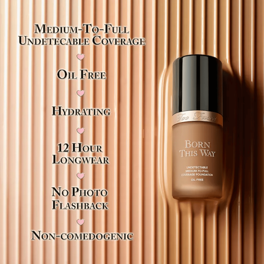 Born This Way Flawless Coverage Natural Finish Foundation - VANILLA