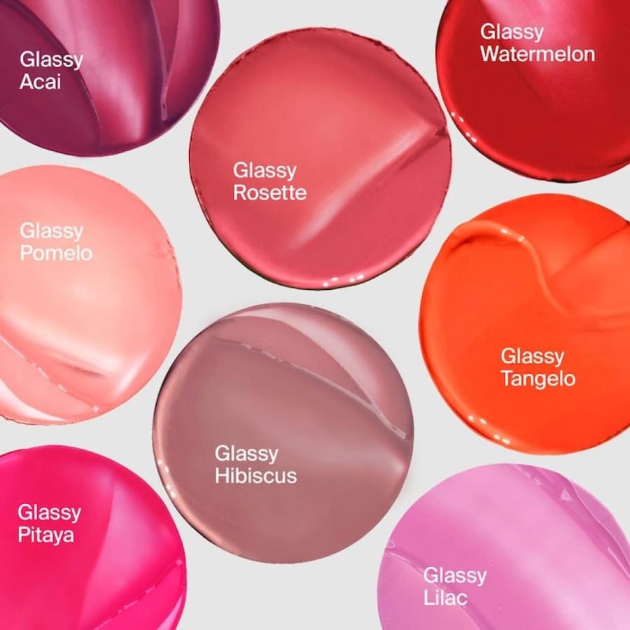 HAUS LABS Color Fuse Longwear Hydrating Glassy Lip + Cheek Blush Balm Stick - Glassy Rosette