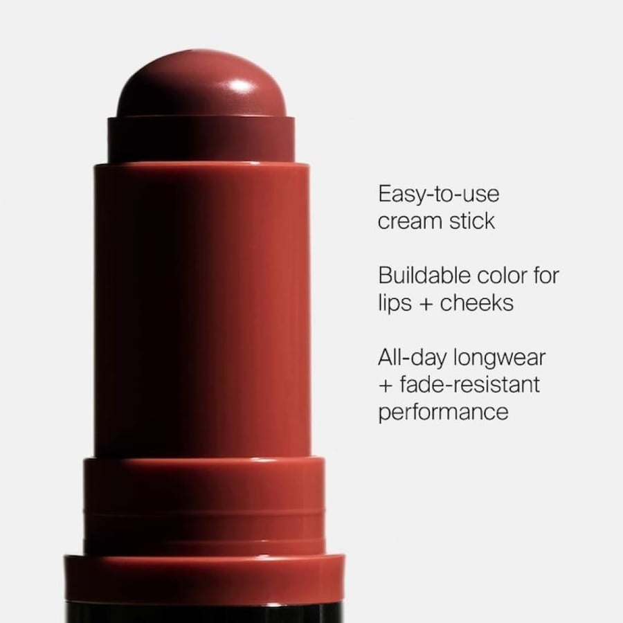 HAUS LABS BY LADY GAGA  Color Fuse Longwear Hydrating Glassy Lip + Cheek Blush Balm Stick - Glassy Watermelon