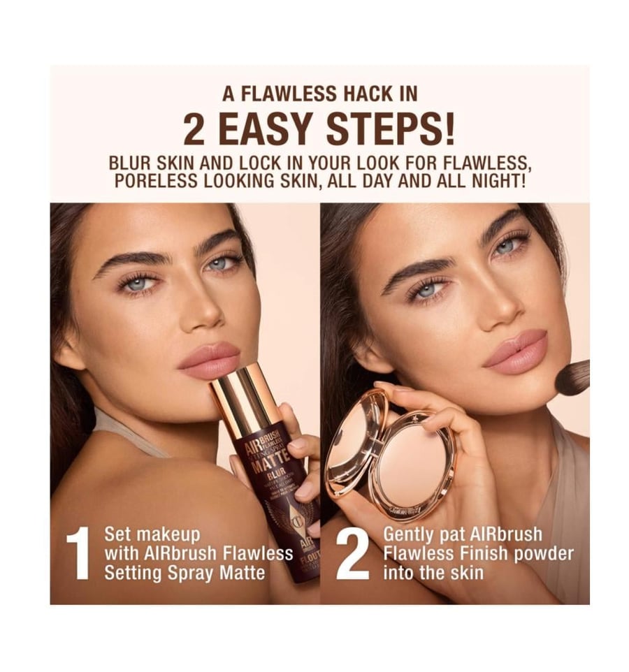 Charlotte Tilbury  Airbrush Flawless Matte Blurring & Waterproof Setting Spray