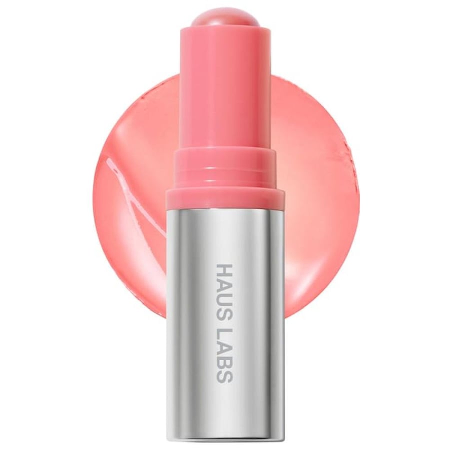 HAUS LABS Color Fuse Longwear Hydrating Glassy Lip + Cheek Blush Balm Stick -  Glassy Pomelo