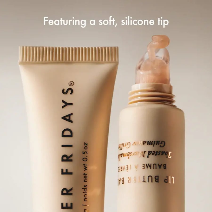 Summer Fridays  Lip Butter Balm Treatment for Hydration + Nourishing Shine - Toasted Marshmallow