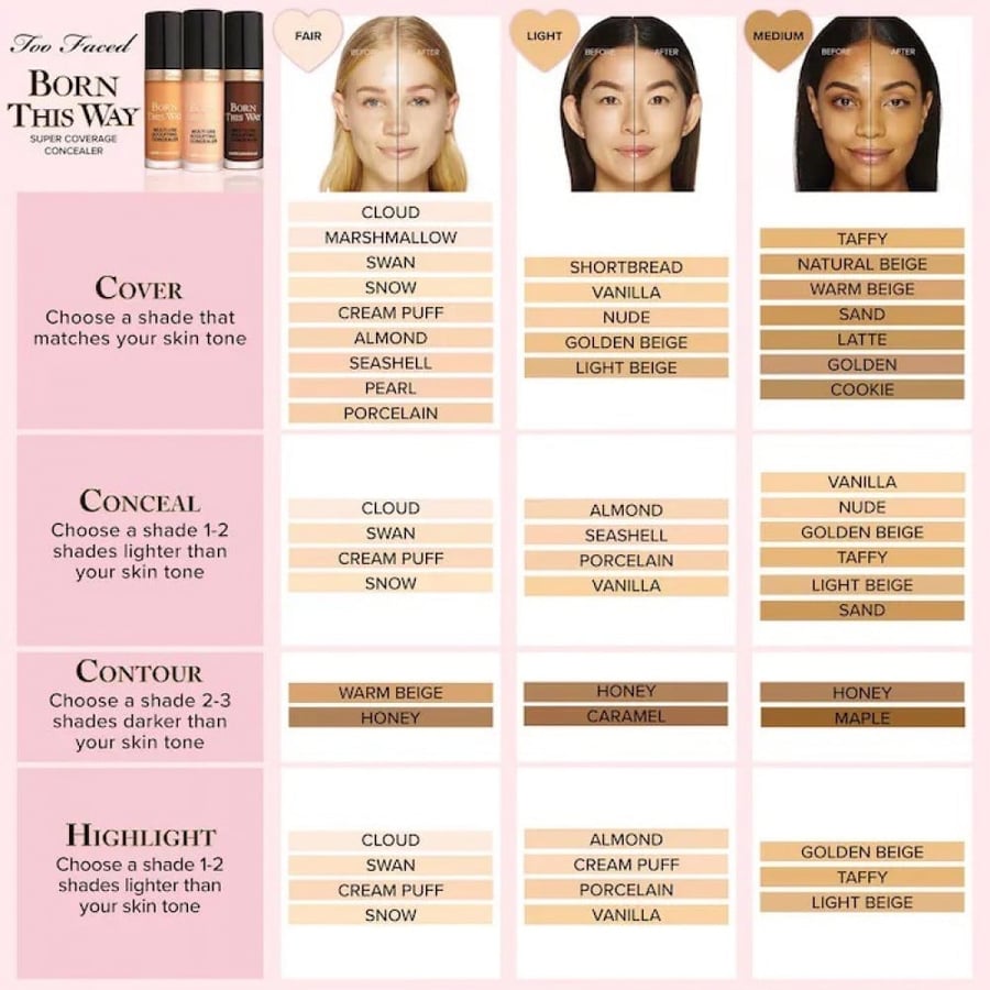 TOO FACED Born This Way Concealer - warm sand