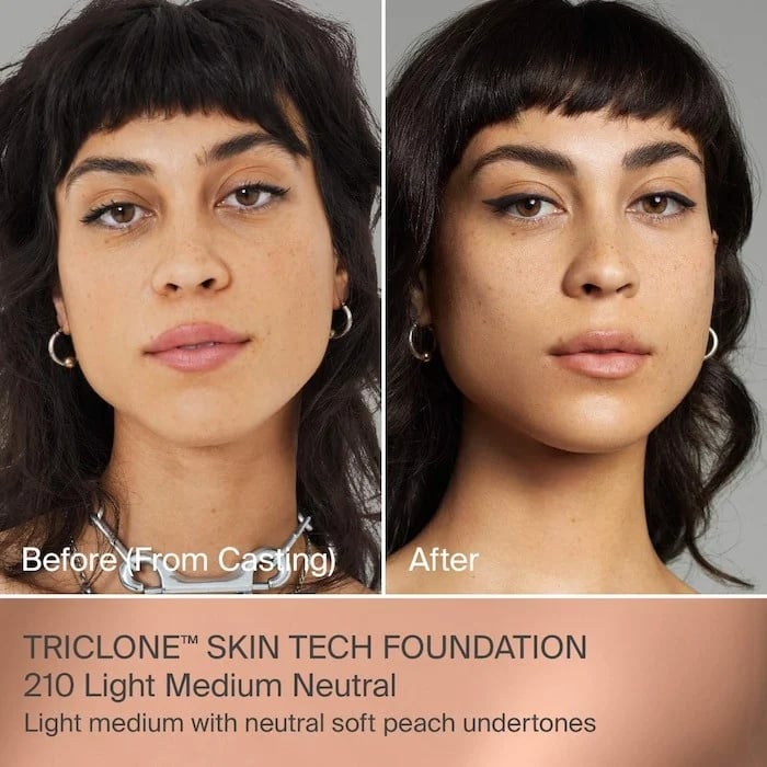 haus labs TRICLONE  SKIN TECH  MEDIUM COVERAGE FOUNDATION - 210 Light Medium Neutral