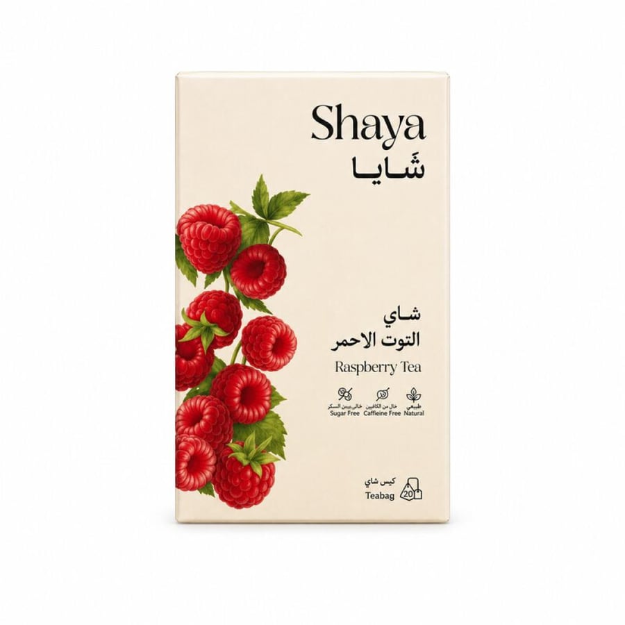 شاي التوت الأحمر من شايا – 20 كيس