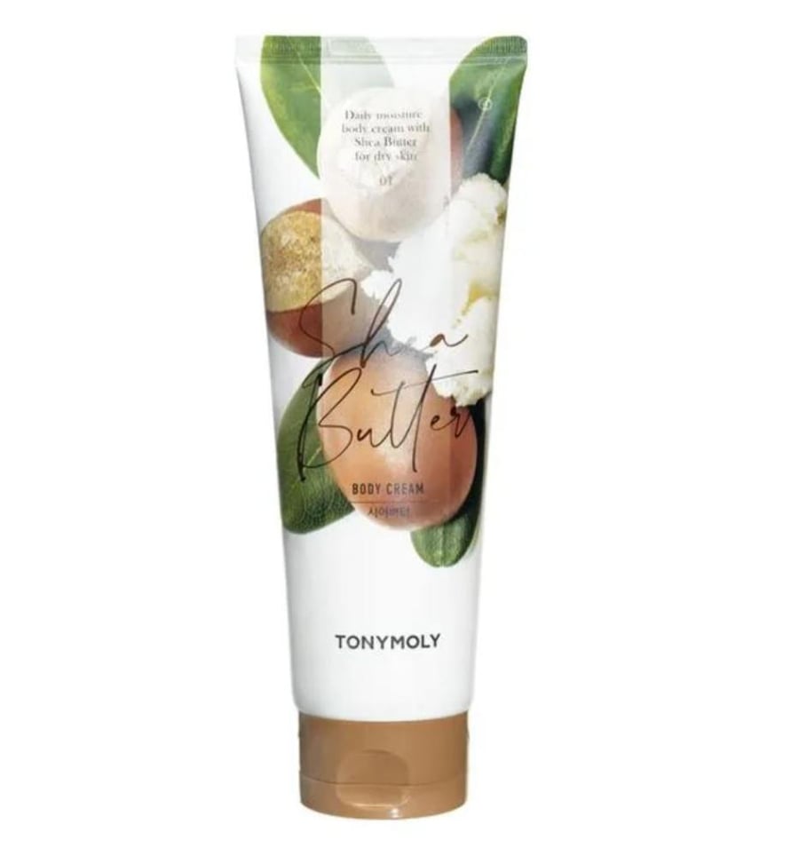 Body moisturizing cream with shea butter from Tony Moly - 250 ml