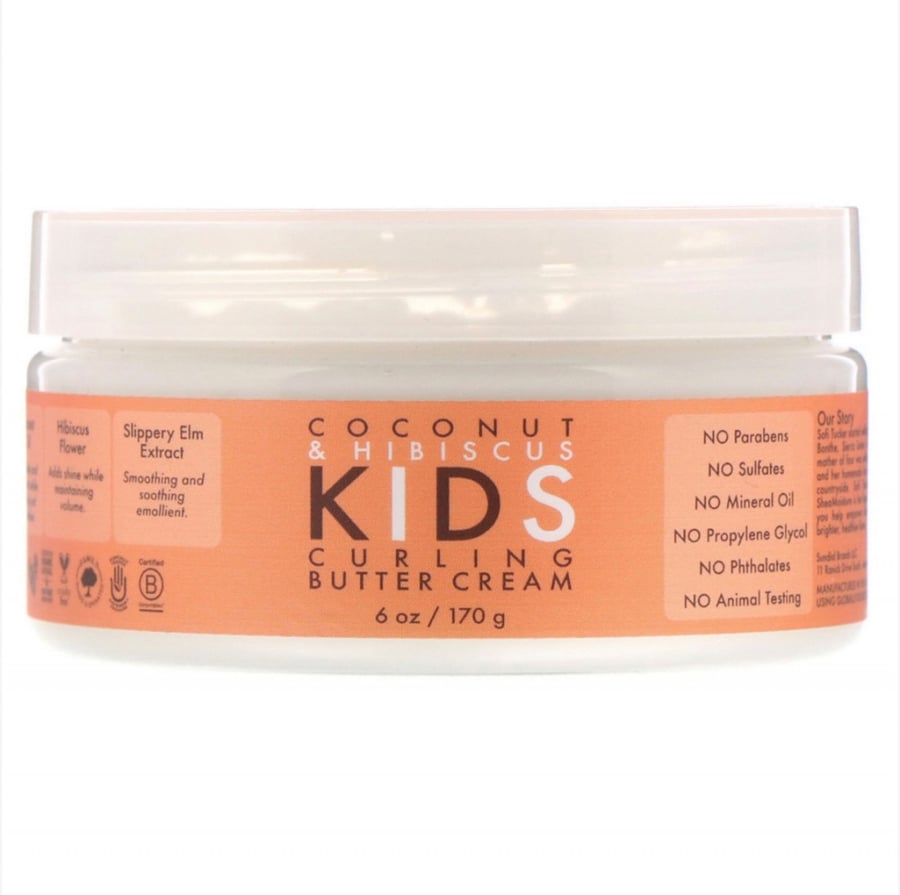 Child cream with coconut and hibiscus