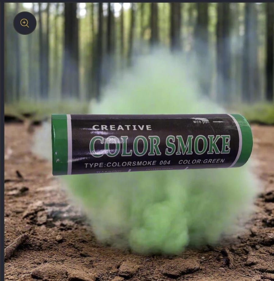 Smoke grenades in small quantities upon request