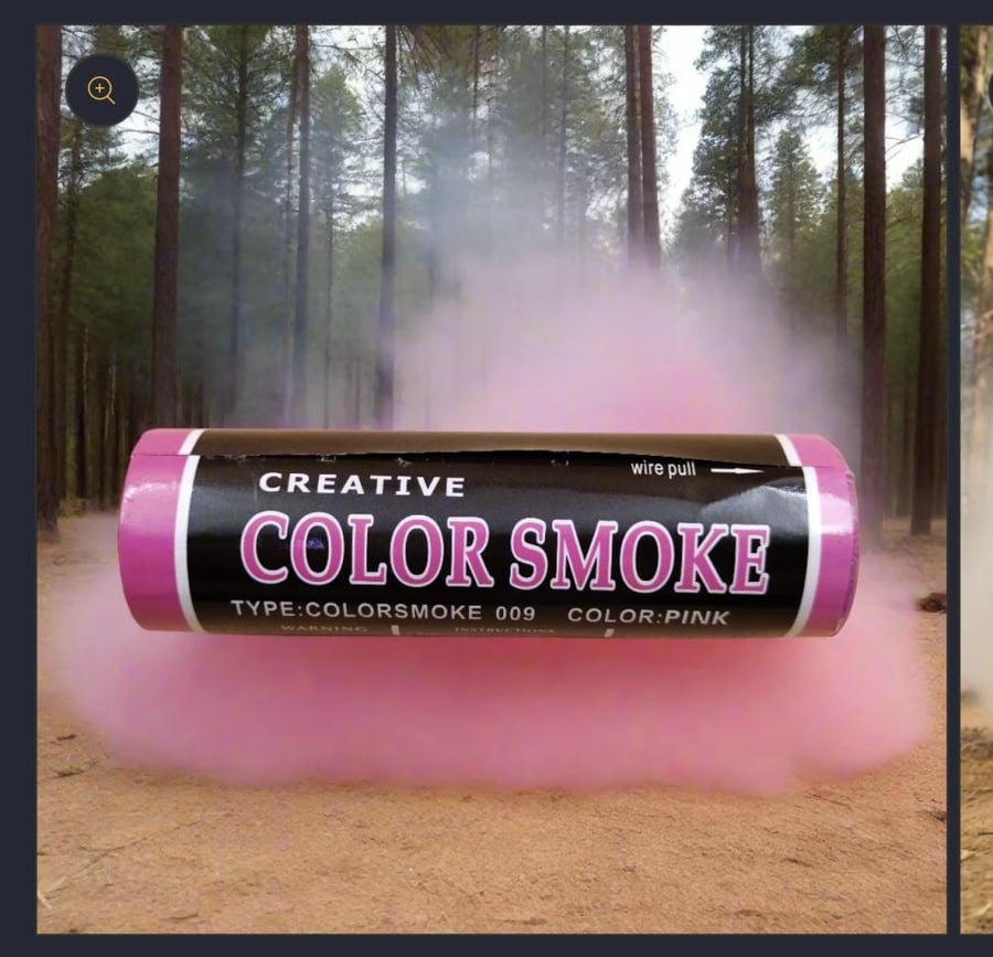 Smoke grenades in small quantities upon request