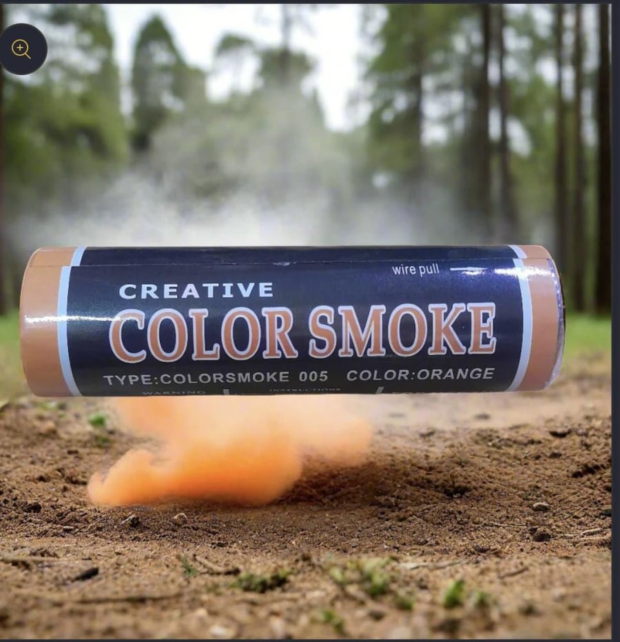 Smoke grenades in small quantities upon request