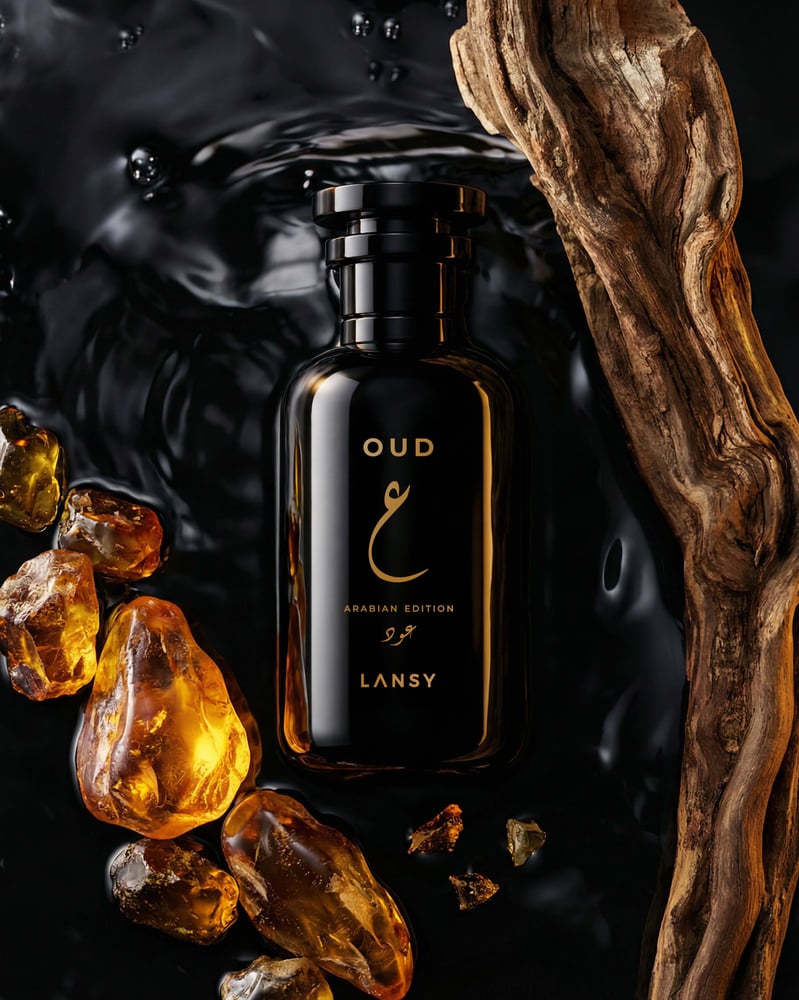 Rose and cocoa fragrance notes of LANSY Oud Arabian Edition
